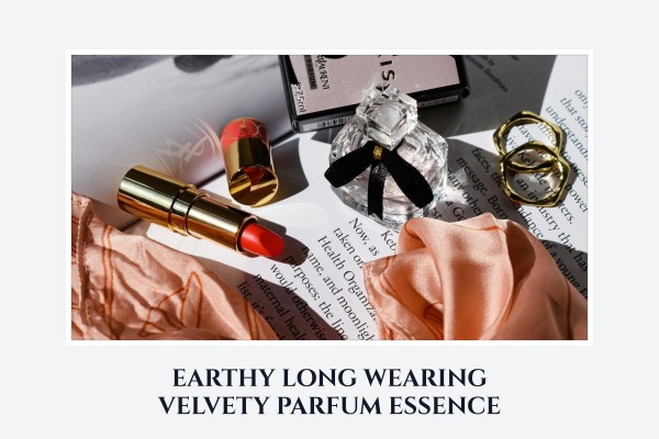 earthy long-wearing velvety parfum essence