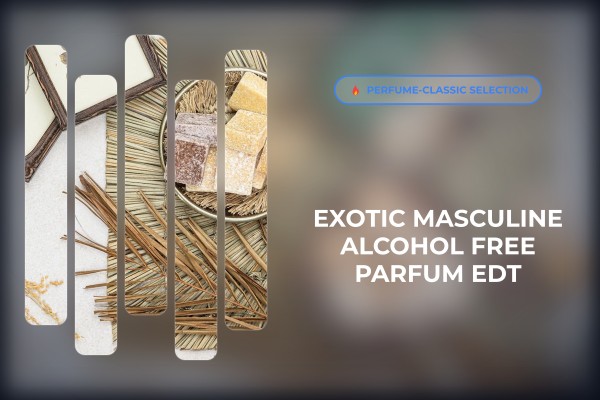 exotic masculine alcohol free parfum edt